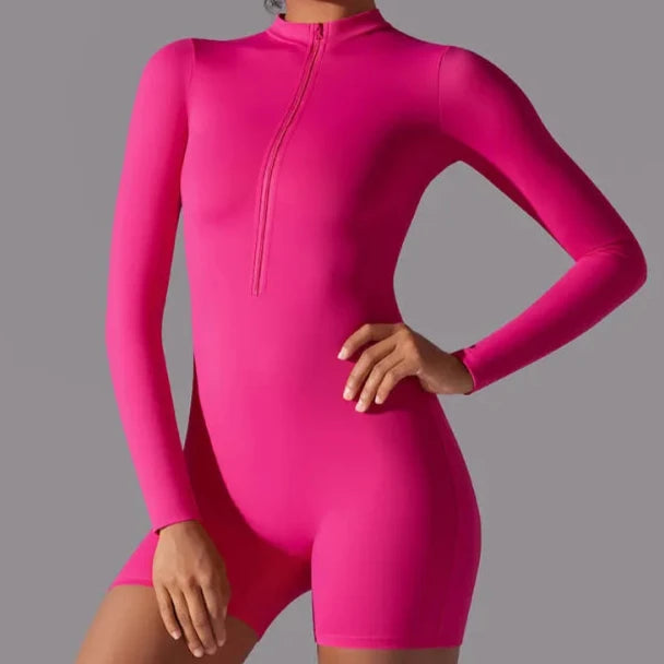 B|Fit CONTOUR Unitard - Hot Pink