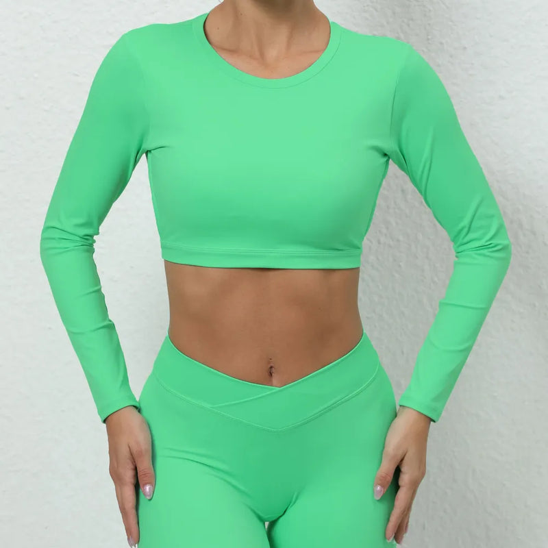 B|FIT PRIME Long Sleeve Top - Green