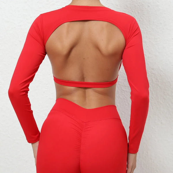 B|FIT PRIME Long Sleeve Top - Red