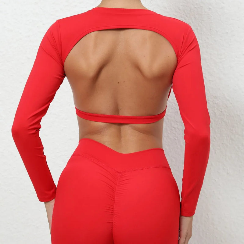 B|FIT PRIME Long Sleeve Top - Red