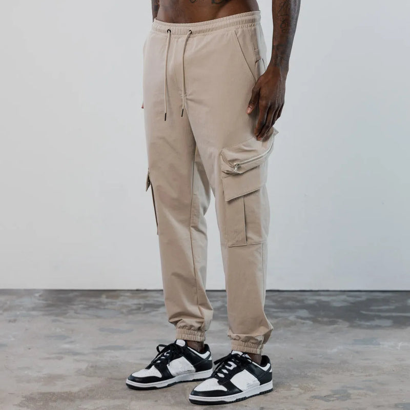 B|FIT SCULPT Cargo Trousers - Tan