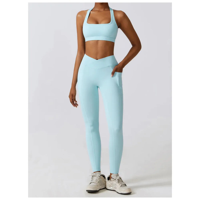 B|FIT STUDIO Leggings - Baby Blue