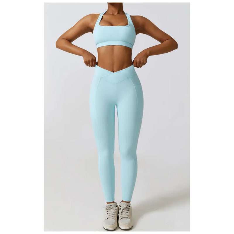 B|FIT STUDIO Leggings - Baby Blue