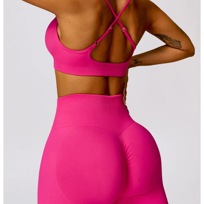 Bfitamazing B|FIT TRACK Flare Leggings Hot Pink