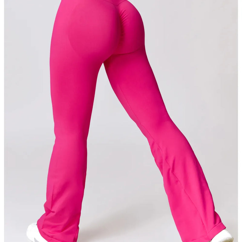 Bfitamazing B|FIT TRACK Flare Leggings Hot Pink