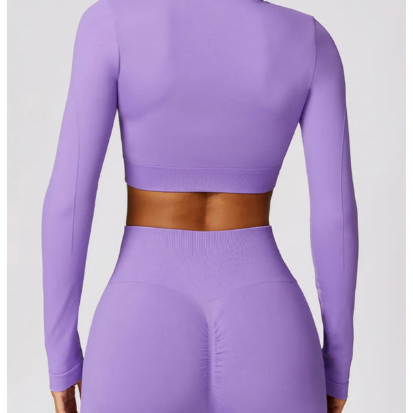 B|FIT TRACK Long Sleeve Top - Lavender