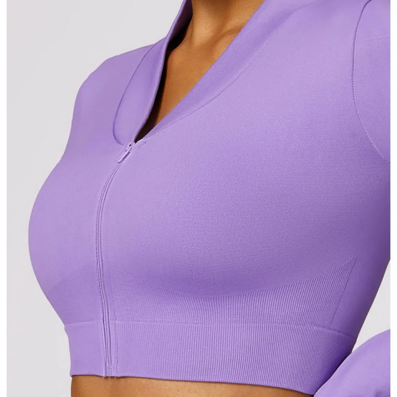 B|FIT TRACK Long Sleeve Top - Lavender