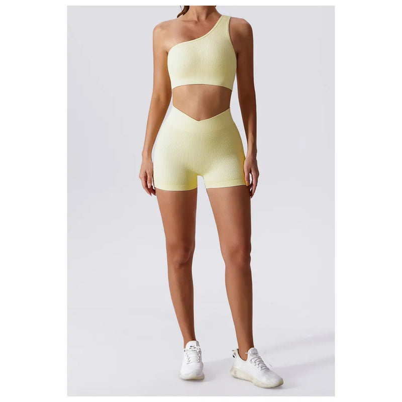 B|Fit ADVANCE Crop Top - Buttermilk