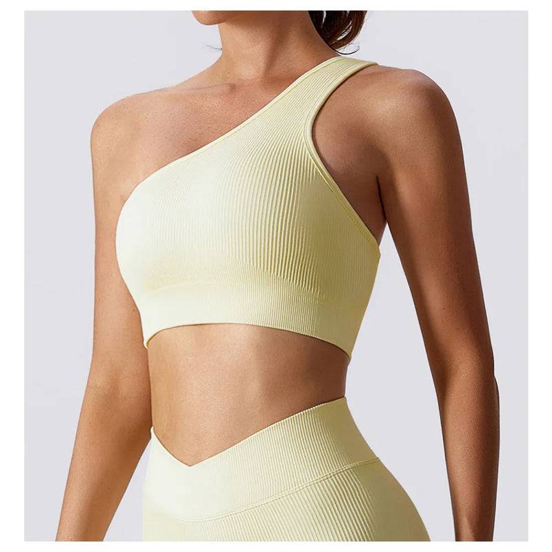 B|Fit ADVANCE Crop Top - Buttermilk