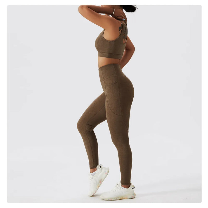B|FIT FIERCE Sports Bra - Peanut