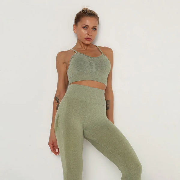 B|Fit ZOOM Contour Sports Crop - Army Green