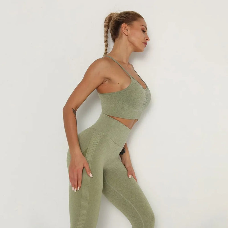 B|Fit ZOOM Contour Sports Crop - Army Green