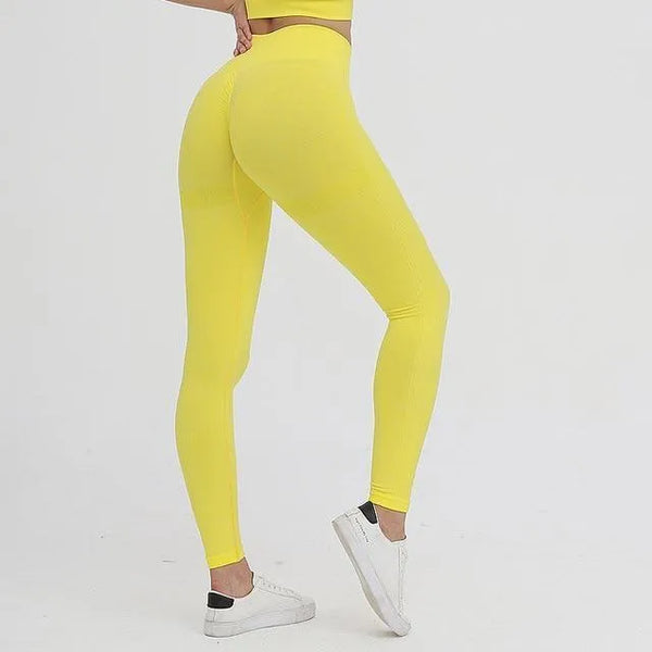 YOGA WYSE Leggings - lemon - WearWyse