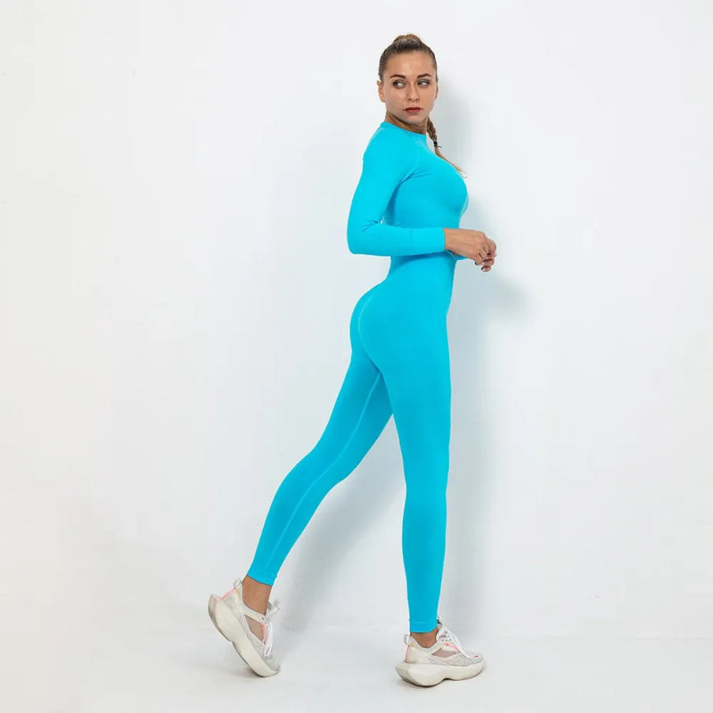 B|Fit ZOOM Sleeved Crop - Sky Blue