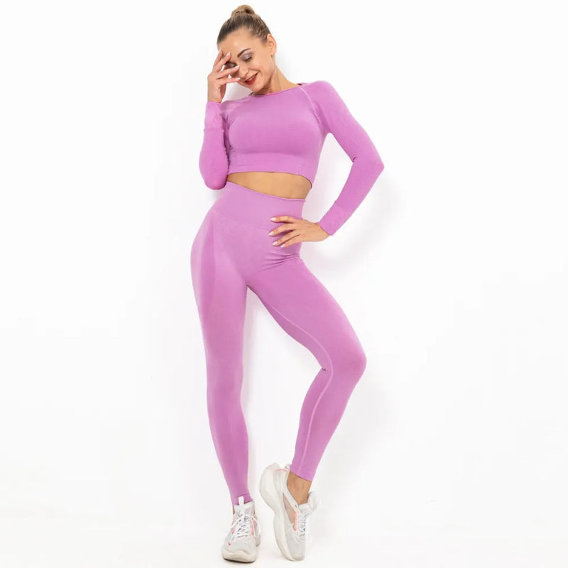 B|Fit ZOOM Sleeved Sports Crop - Taffy Pink