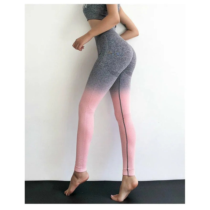 Bfitamazing Kaya Seamless Ombre Legging Grey Pink